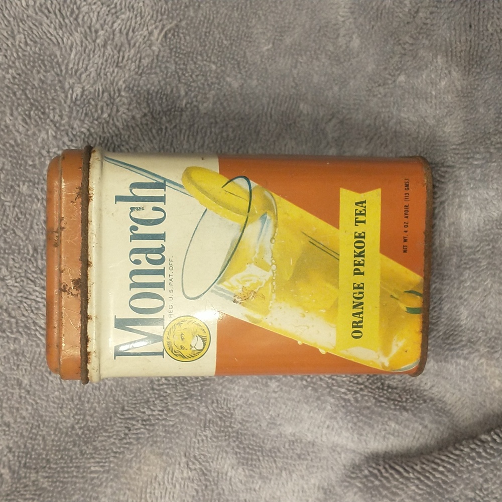 Vintage Monarch tea can